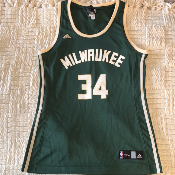 adidas Tops Womens Milwaukee Bucks Basketball Jersey 34 Poshmark